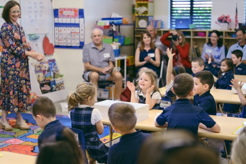 Trinity Elementary School Full classroom